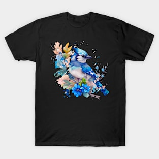 Blue Jay Bird T-Shirt